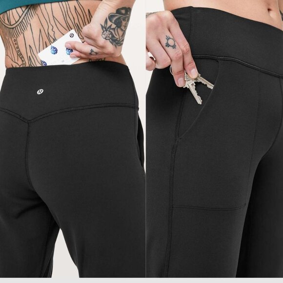 Lululemon - Align Jogger *28" Leggings Joggers Pants W5BPXS | Black | Size 4 - Picture 6 of 7